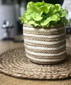 ANG-TATVA Cotton Basket Eco-Friendly Planters Basket For Home Decor ...
