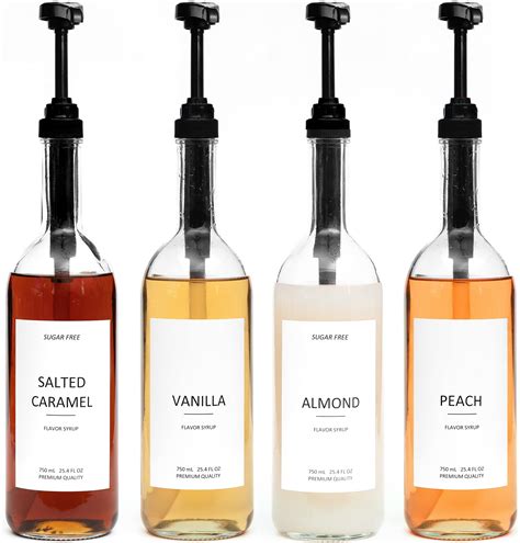 Amazon.com: Molimoli Coffee Syrup Dispenser for Coffee Bar, Coffee Pump ...