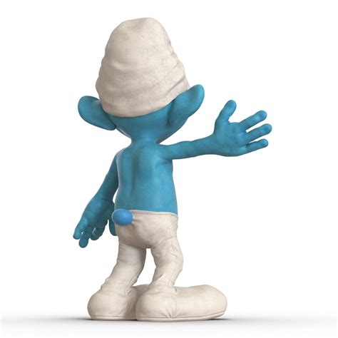 3D Smurf Rigged with Fur | 3D Molier International