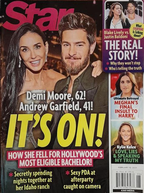 Star Magazine February 10, 2025 Demi Moore, 62 Andrew Garfield, 41 It'S ...