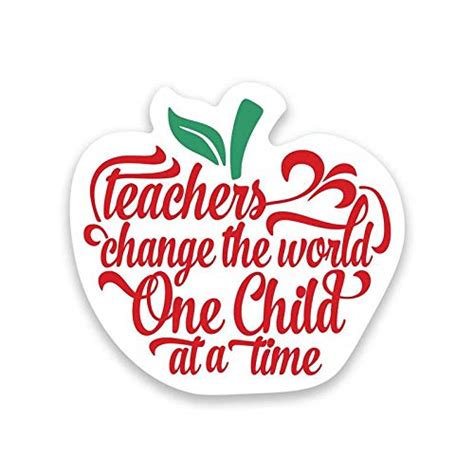 More Shiz Teachers Change The World One Child at A Time Vinyl Decal ...