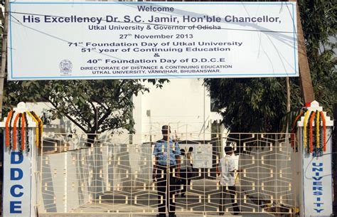 Welcome to DDCE, Utkal University, Bhubaneswar