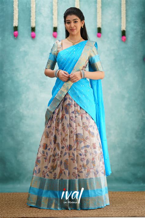 IZHAIYINI- Organza Half Sarees – Ivalinmabia