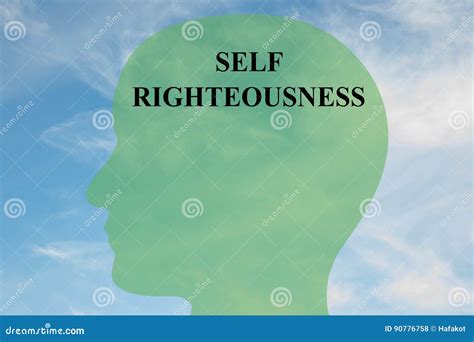 Self-Righteousness concept stock illustration. Illustration of nobility ...