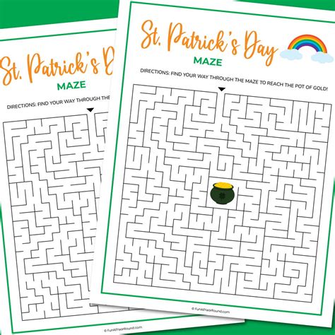 St. Patrick's Day Maze | AllFreeKidsCrafts.com