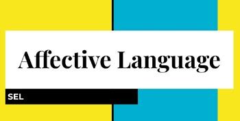 Rezultat imagine pentru Affective Language