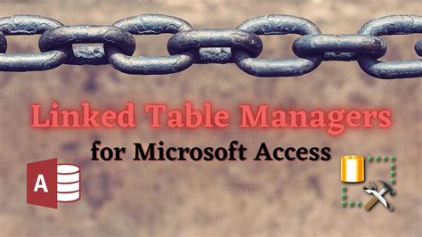 How to Use Linked Table Manager in Access 的图像结果