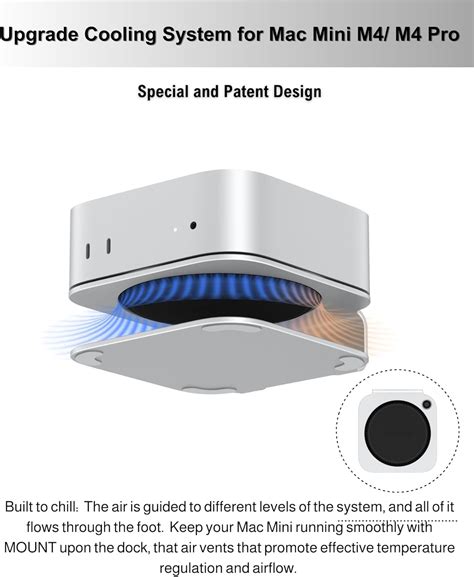GEWOKLIY Mac Mini M4 Stand, Aluminum Mount for 2024 Mac Mini India | Ubuy