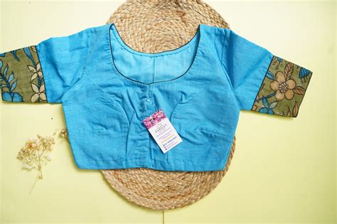 Kalamkari Ready made cotton Blouse PC11188 – Parijat Collections