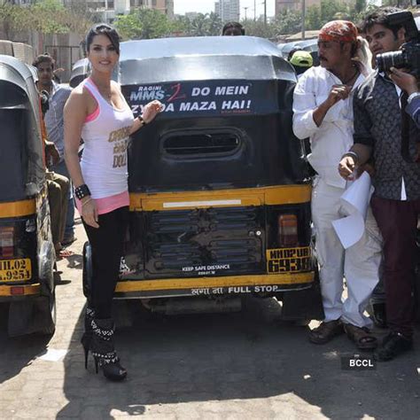 Sunny Leone during the promotion of upcoming film Ragini MMS 2 through ...