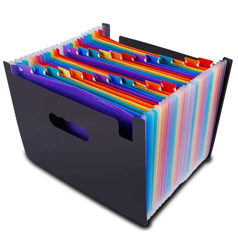 Wynhard 24 Pockets A4 Letter Paper Document Index Expanding Files ...