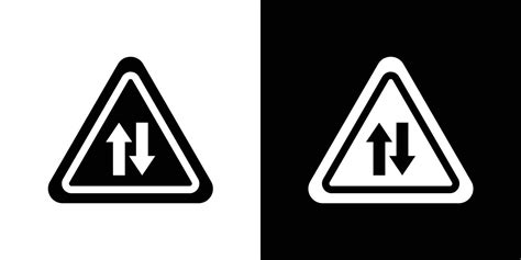 Image result for 2-Way Sign Without Text