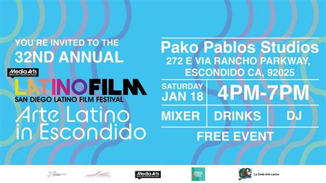 Mixer - Celebrate Film, Arte Latino w/ SD Latino Film Fest Event (Jan ...