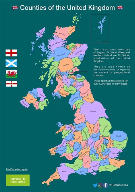 Historic Counties of the United Kingdom. - Maps on the Web