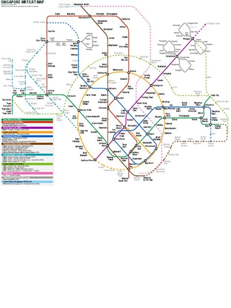 MRT Singapore Maps | PDF | Urban Planning | Transport Infrastructure
