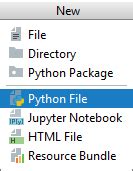 Image result for New Python File