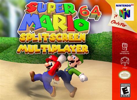 Super Mario 64 Splitscreen Multiplayer ROM N64