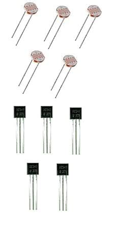 TESTIN ELECTRONICS 10 Pieces) Useful Combo of LDR Light Dependent ...