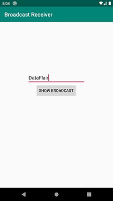 Android Broadcast Receiver Tutorial 的图像结果