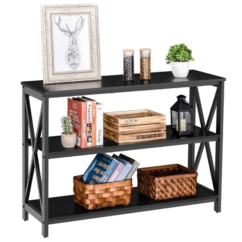 Yitahome Console Tables For Entryway Modern Sofa Table 3 Tier ...