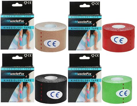 Buy MuscleFix Waterproof Kinesiology Tape | Spandex Cotton Latex Free ...