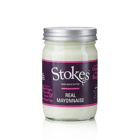 Stoke`s Real Mayonnaise, 356 ml, Glass | GOURMET VERSAND Online Shop