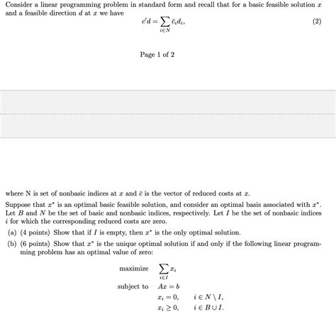 Image result for Standard Form of a Linear Programming Problem