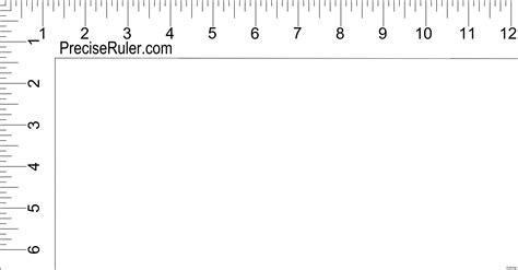 12 Inch Ruler Printable Actual Size