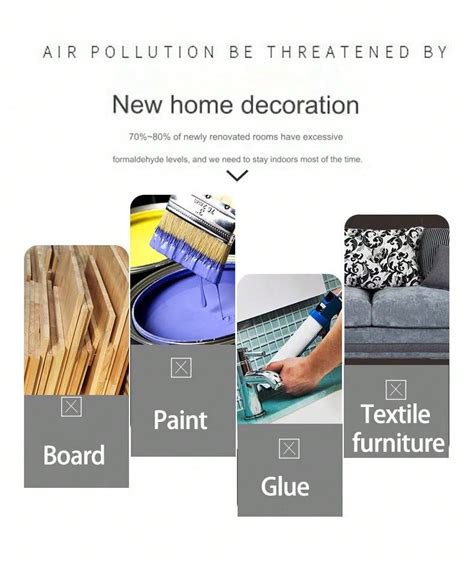 Purificatore d'aria a base di foglie di tè naturali, rimuove odori e ...