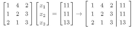 Image result for Matrix Equation Example
