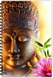 ESCAPER Lord Gautam Buddha Diary Cloudy (Ruled - A5 Size - 8.5 x 5.5 ...