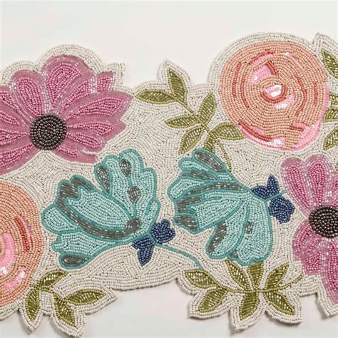 Buy Moksha Bird Beaded Table Runner from Home Centre at just INR 1699.0