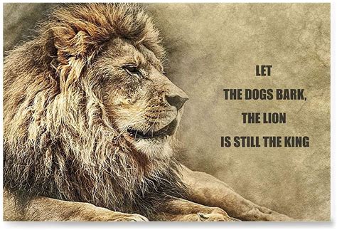 AEFER Most Popular Lion Theme Quote Posters - Power Strength Brave ...