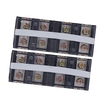 Terminal Block, Screw Terminal Block 100A 600V M6 PC Red Copper for ...
