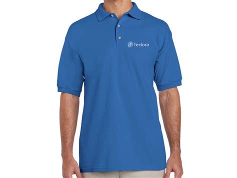 Fedora Polo Shirt (blue) old type - HELLOTUX