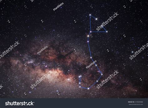 Scorpius Constellation Stars Milky Way Stock Photo 210909088 | Shutterstock