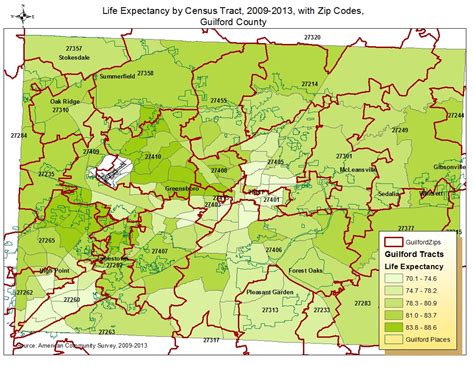 Image result for Zip Code and Life Expectancy