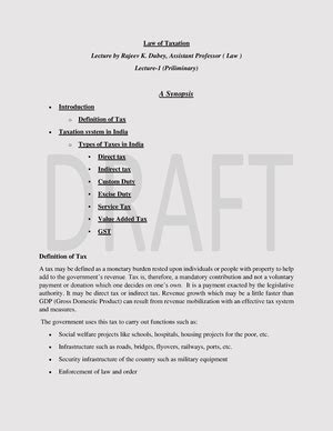 Critical analysis - ddrd - Income tax law and accounts - Studocu