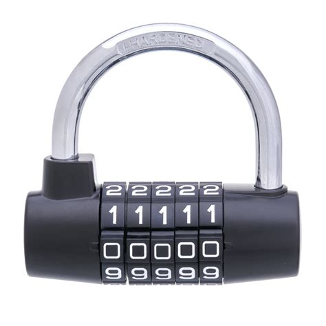 Brinks Small U-Bar Resettable Combination Padlock with 1-3/4in Shackle ...