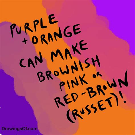 What Do Orange and Purple Make When Mixed? - Drawings Of...