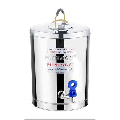 Buy Mintage Stainless Steel Desire Tea Container 7.5 Liters With Leak ...