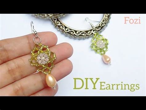 Image result for Bugle Bead Earring Tutorial