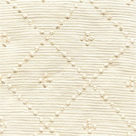 XL(150×200cm) écru - diamond woven cotton rug / naco | kototo