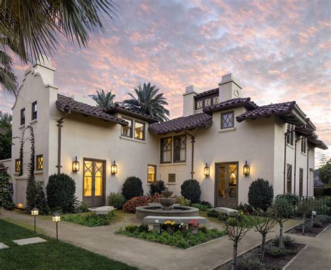 Court Yard Mission Revival Style Architecture