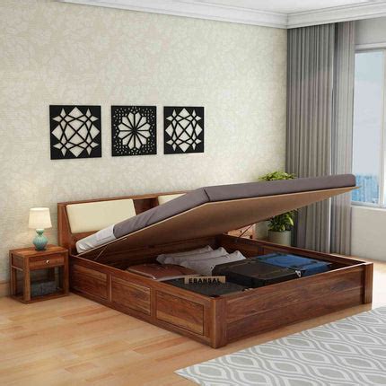 Buy Sheesham Wooden Beds Online from eBansal Store – eBansal Furniture