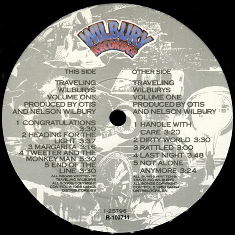 Release “Traveling Wilburys, Vol. 1” by Traveling Wilburys - Cover art ...