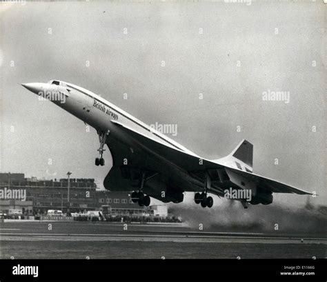 Jan. 01, 1976 - Britain's Concorde Takes-Off On The World's First ...