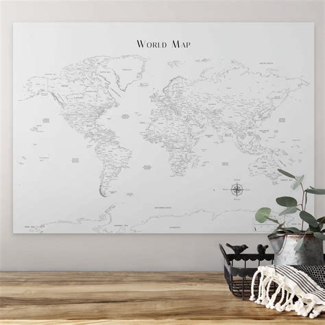printable world map coloring page