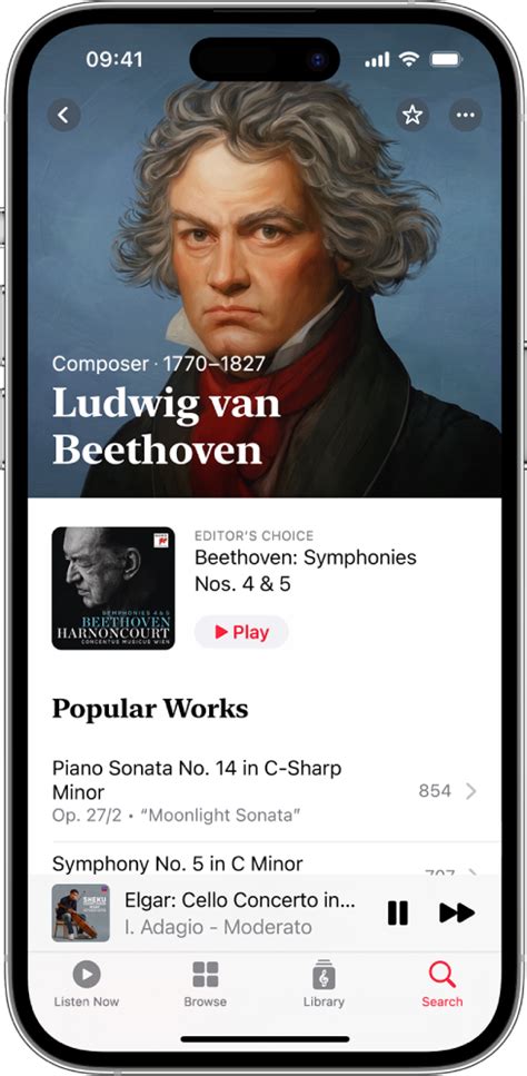 Find music in Apple Music Classical on iPhone - Apple Support (IN)