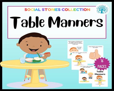 Table Manners For Kids - Great Research
